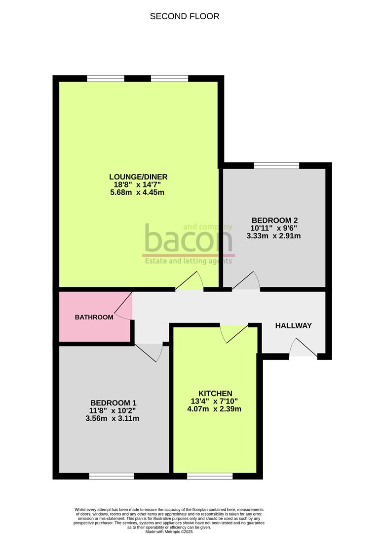Floor Plan | Flat - Conversion | Park Crescent, Worthing, BN11 | Sold - Subject to Contract
